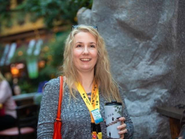 Author Danielle Pays during a break at 20Books Vegas.