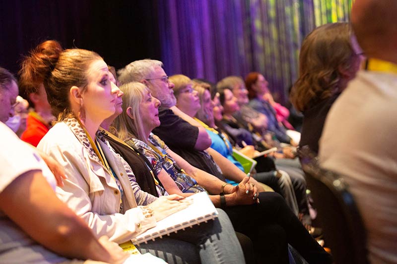 Authors in the audience at 20Books Vegas, the world's largest indie author conference, last fall.