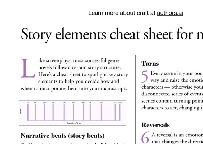 Story elements flyer